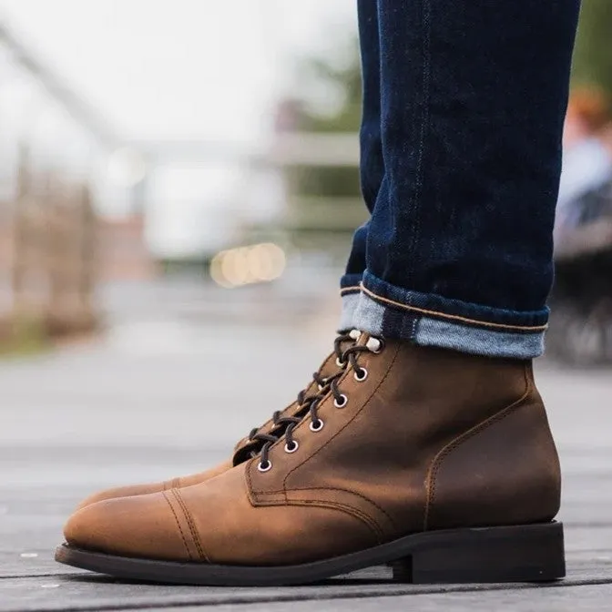 7 CM/2.76 Inches CMR CHAMARIPA Handcrafted Brown Height Increasing Boots - Elevate Your Style with 2.76 Inches of Personalized Luxury