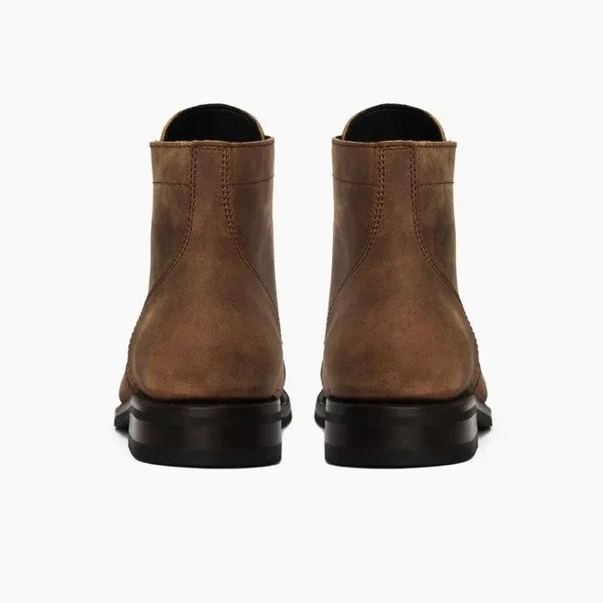 7 CM/2.76 Inches CMR CHAMARIPA Handcrafted Brown Height Increasing Boots - Elevate Your Style with 2.76 Inches of Personalized Luxury