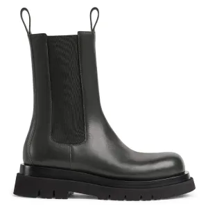 7CM / 2.76 Inches - CMR CHAMARIPA Women's Elevator Shoes - High Heel Boots For Women - Black Leather Chelsea Boots