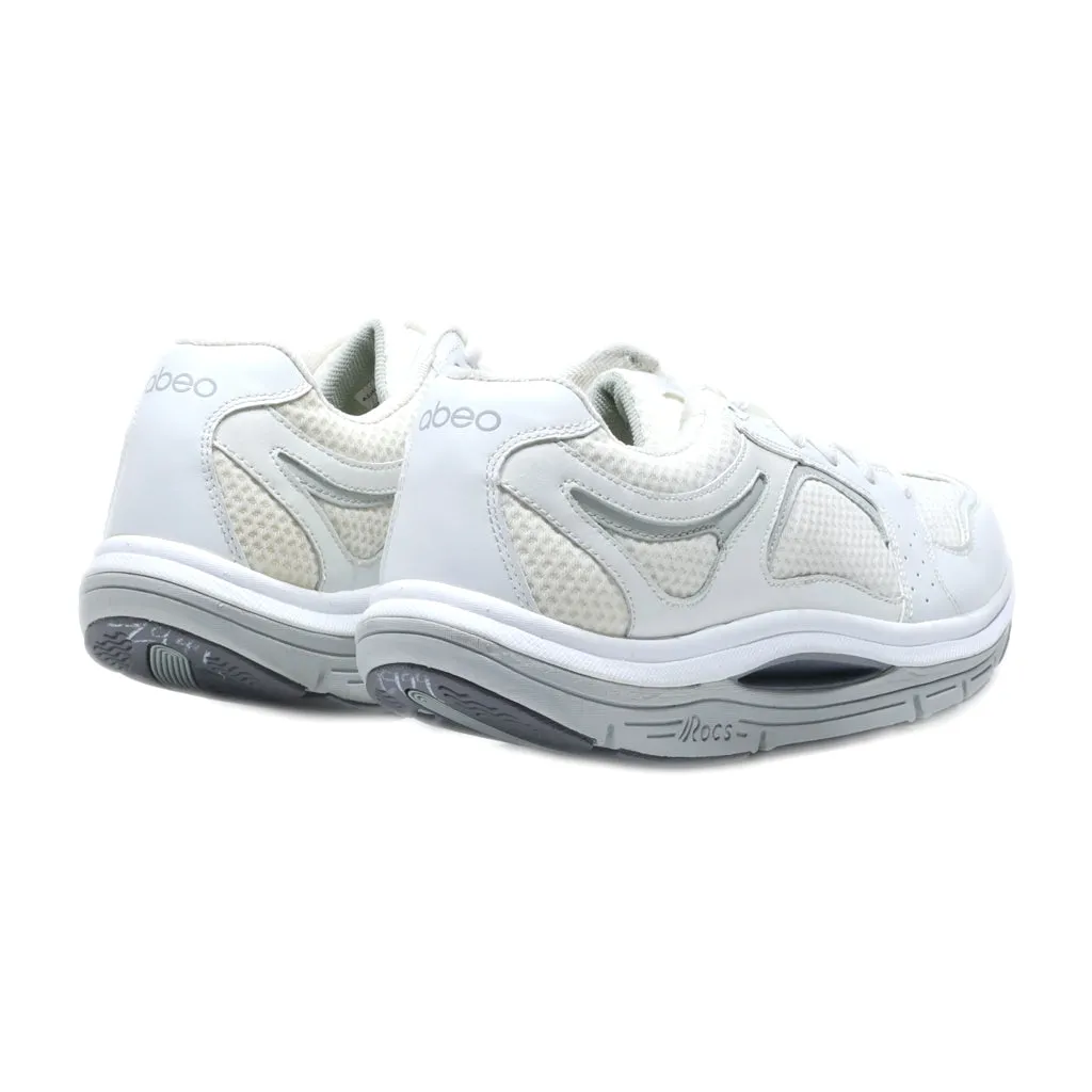 Abeo Sport Shoes Leather White Colour For Women