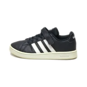 Adidas Court Sneakers Leather Black Colour For Kids