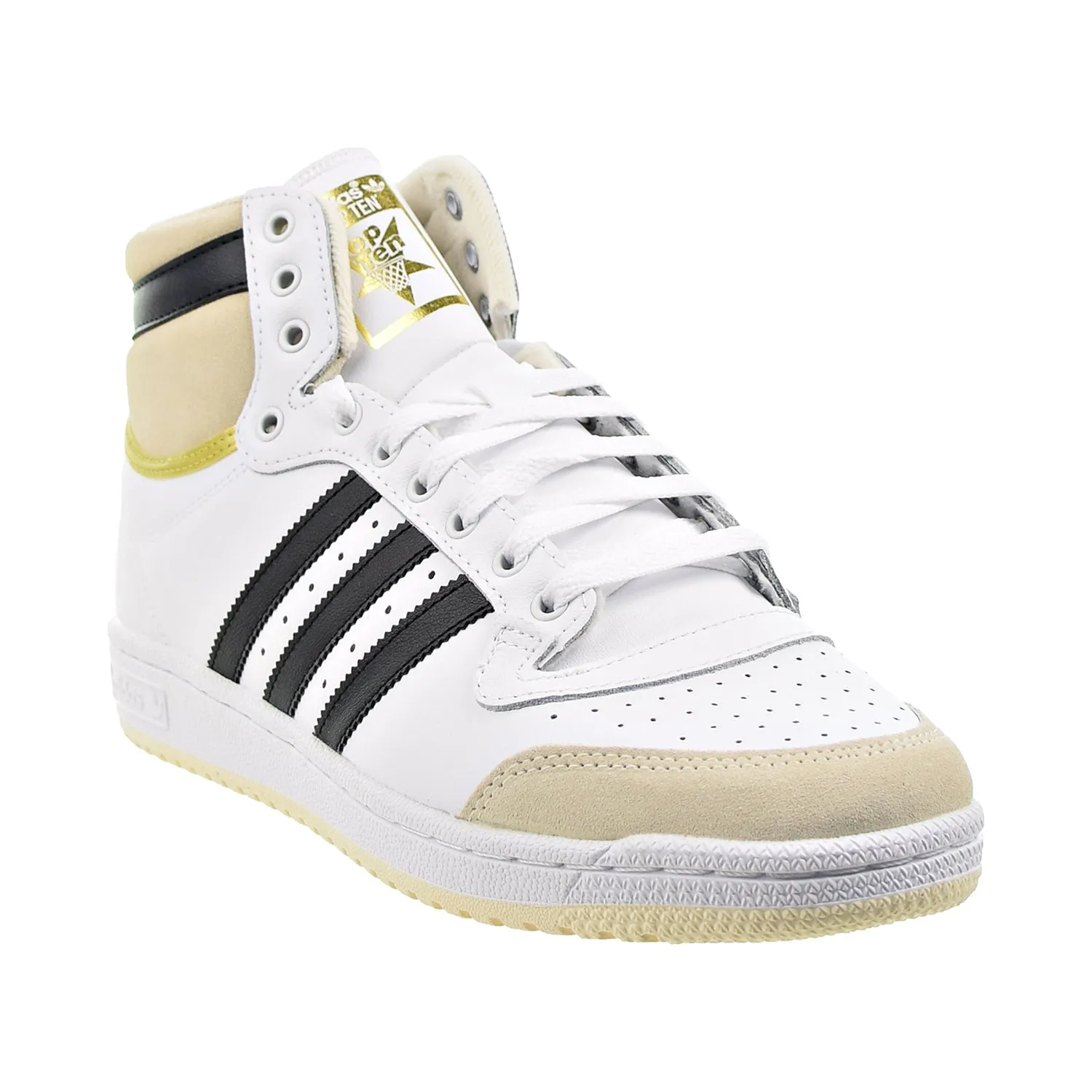 Adidas Top Ten Hi Men's Shoes Cream-Black-Red