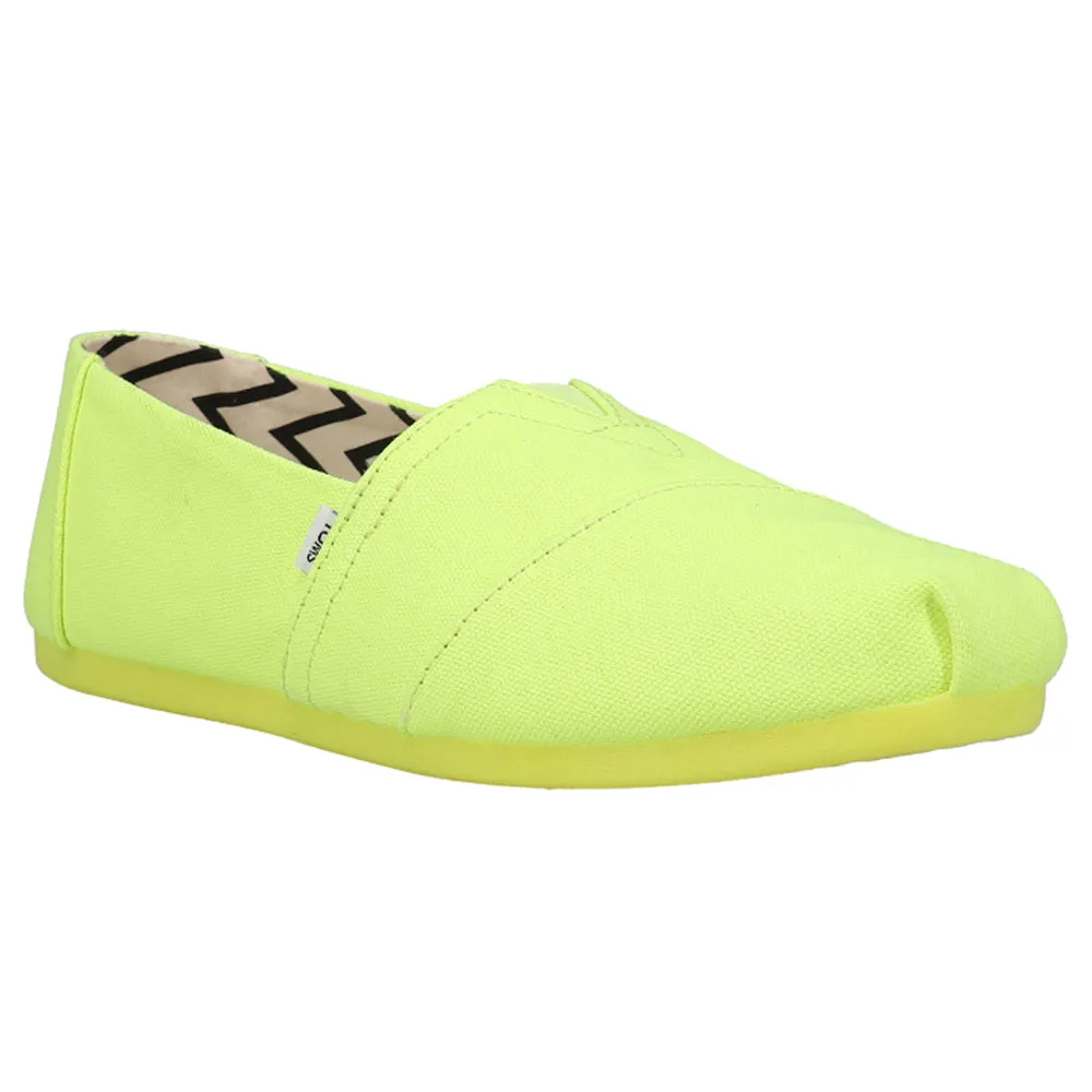 Alpargata Canvas Slip On Flats