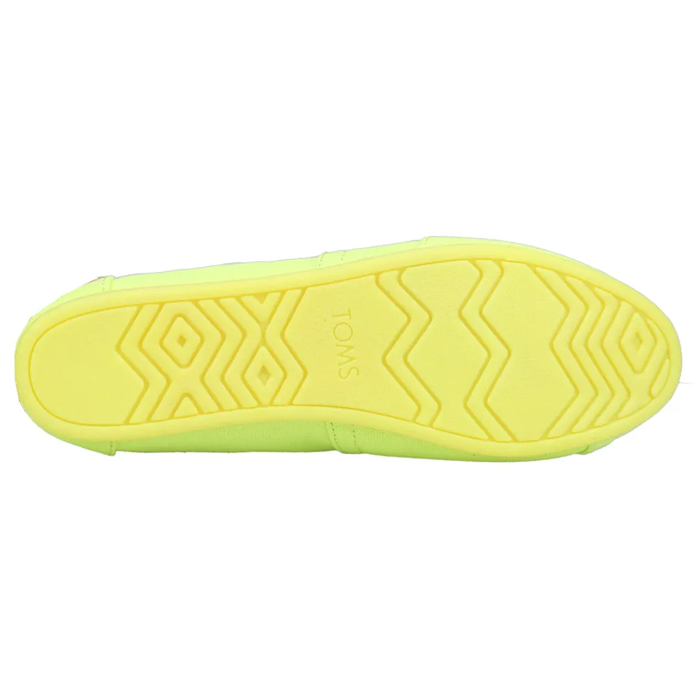 Alpargata Canvas Slip On Flats