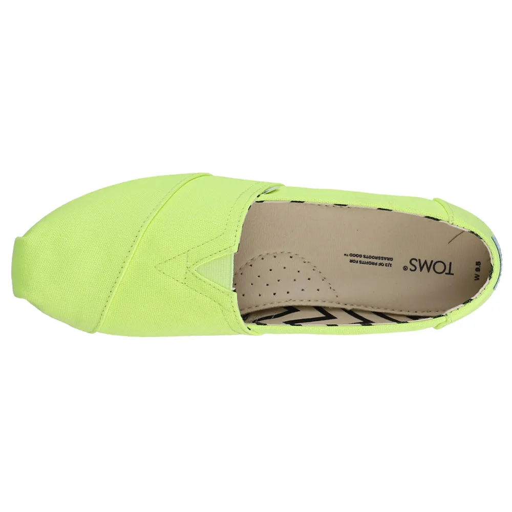Alpargata Canvas Slip On Flats
