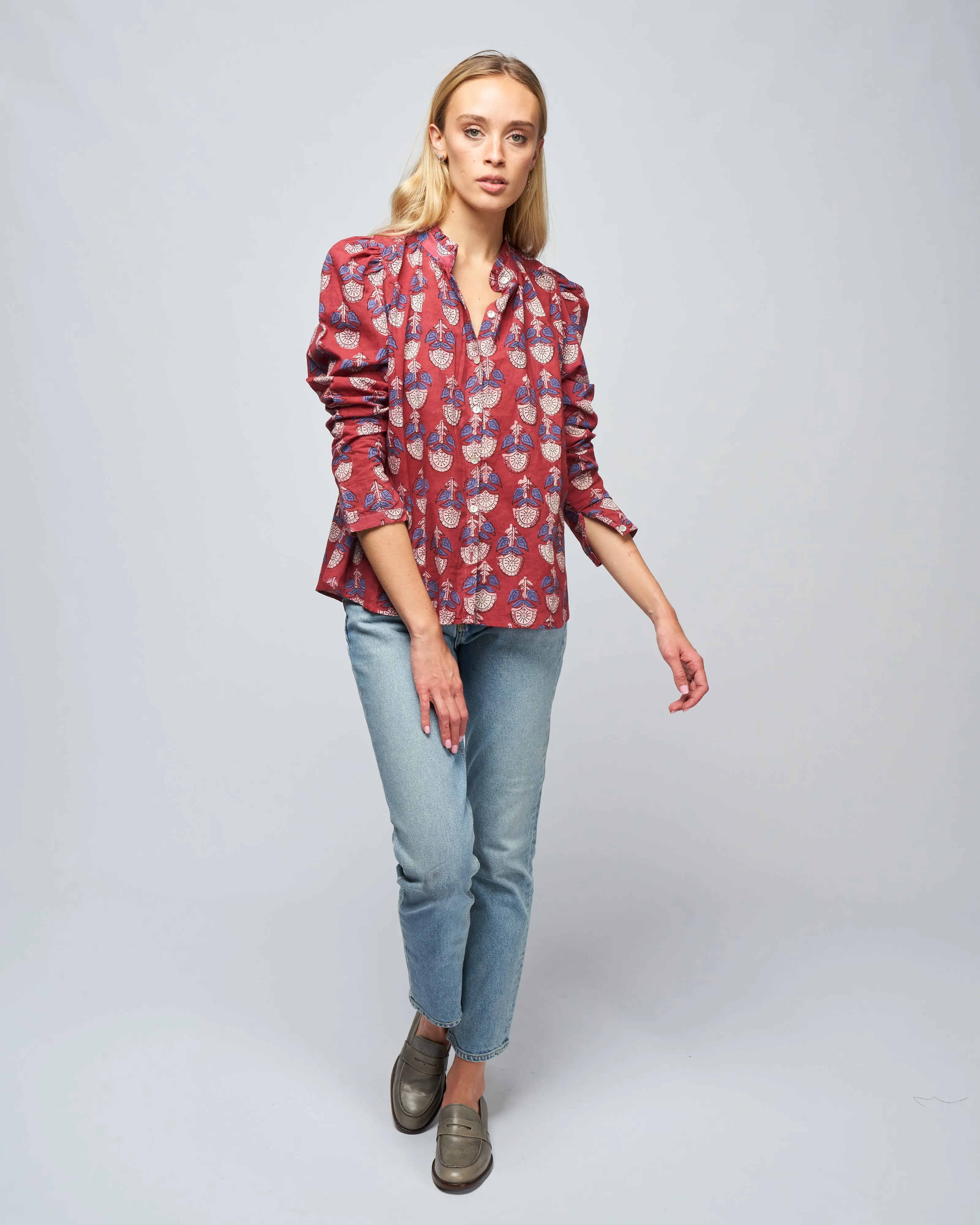 annabel mauve shirt - pink mauve