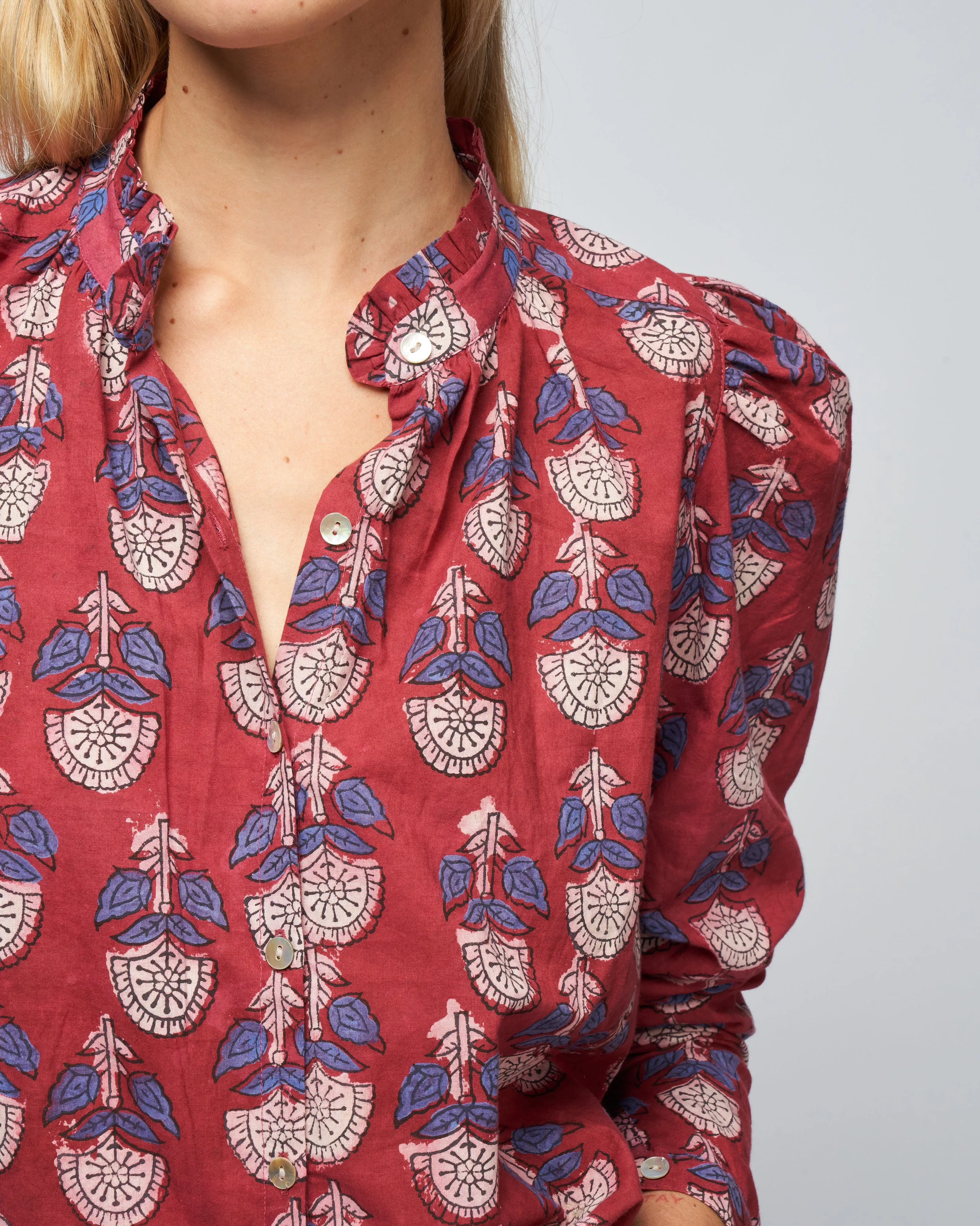annabel mauve shirt - pink mauve