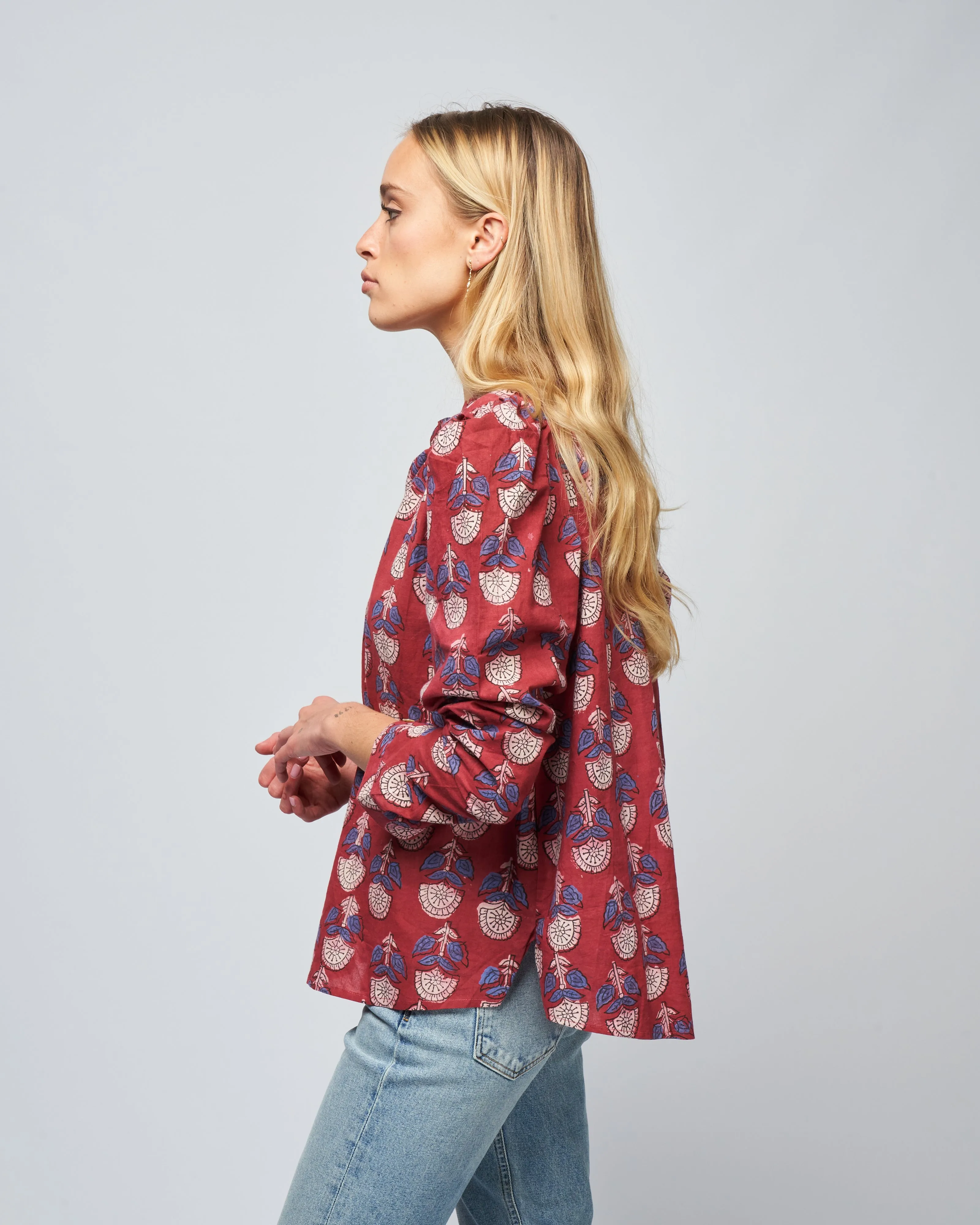 annabel mauve shirt - pink mauve