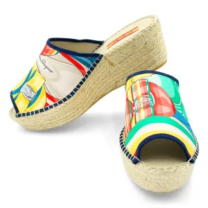 BALLERINA Multi Modern Wedge Espadrilles