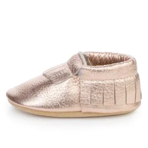 BirdRock Baby Rose Gold Moccasins