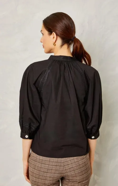 Black Eleanor Top (Final Sale)
