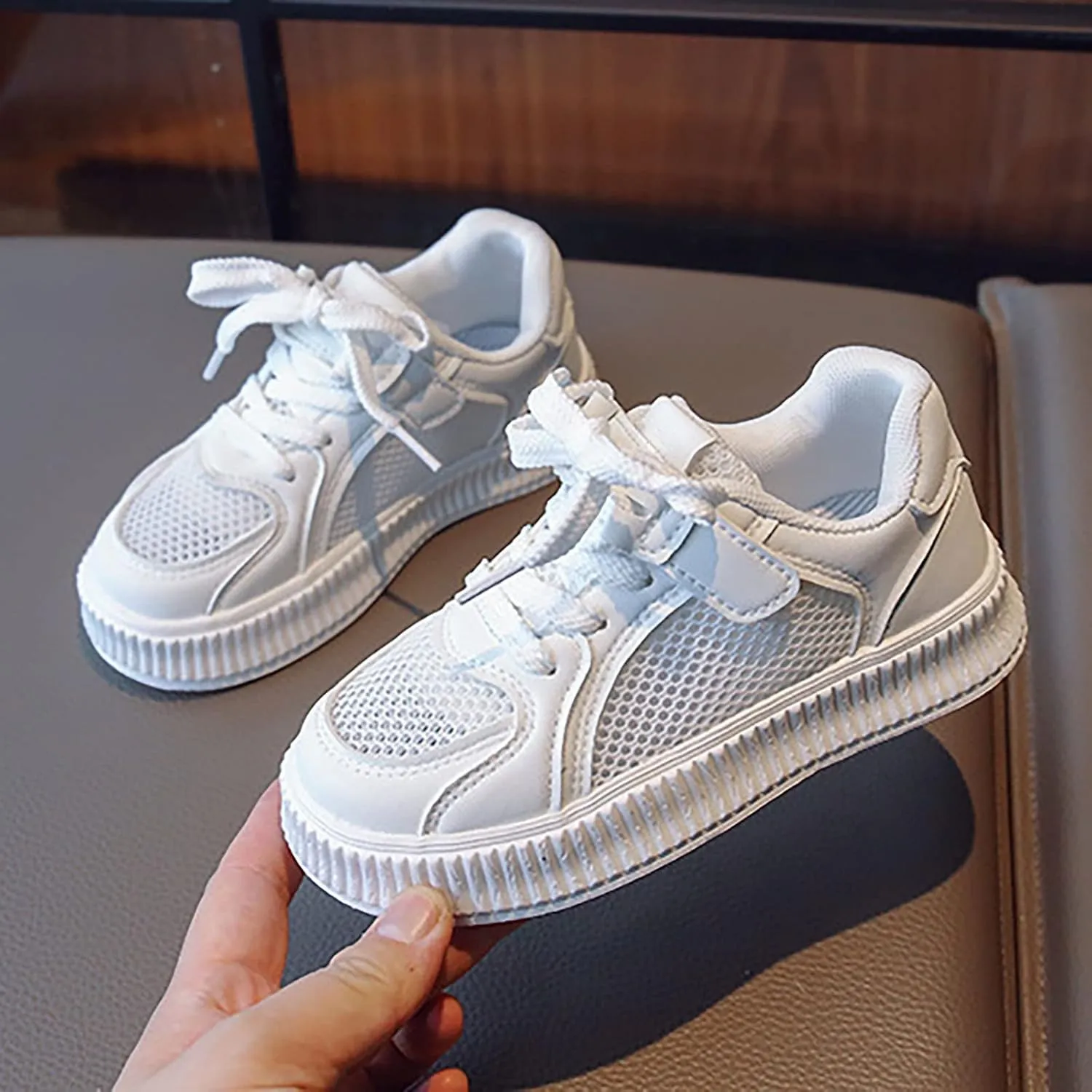 Boys Girls Sneakers Kids Shoes Lightweight Breathable Athletic Running Tennis Shoes for Toddler/Little Kid/Big Kid