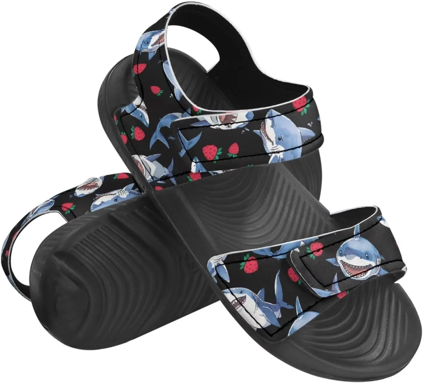 Boys Sandals for Kids Girls Summer Shoes Fashion Slide Sandals with Adjustable Strap Comfort Kids Beach Footwear