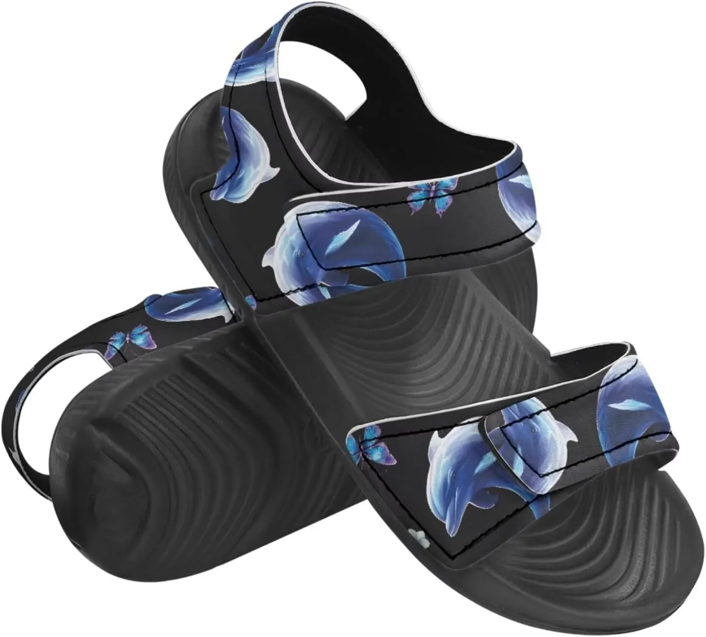 Boys Sandals for Kids Girls Summer Shoes Fashion Slide Sandals with Adjustable Strap Comfort Kids Beach Footwear