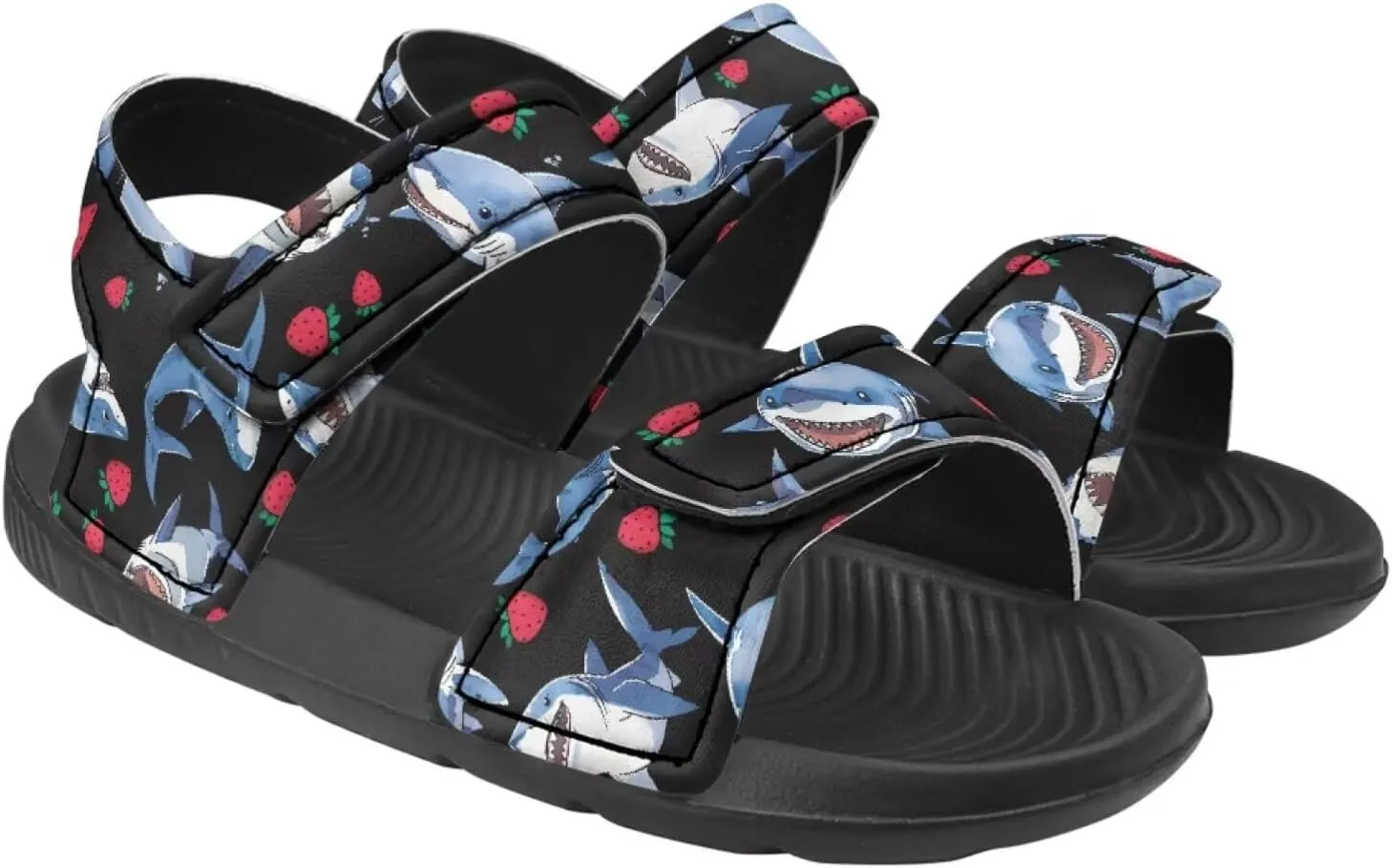 Boys Sandals for Kids Girls Summer Shoes Fashion Slide Sandals with Adjustable Strap Comfort Kids Beach Footwear