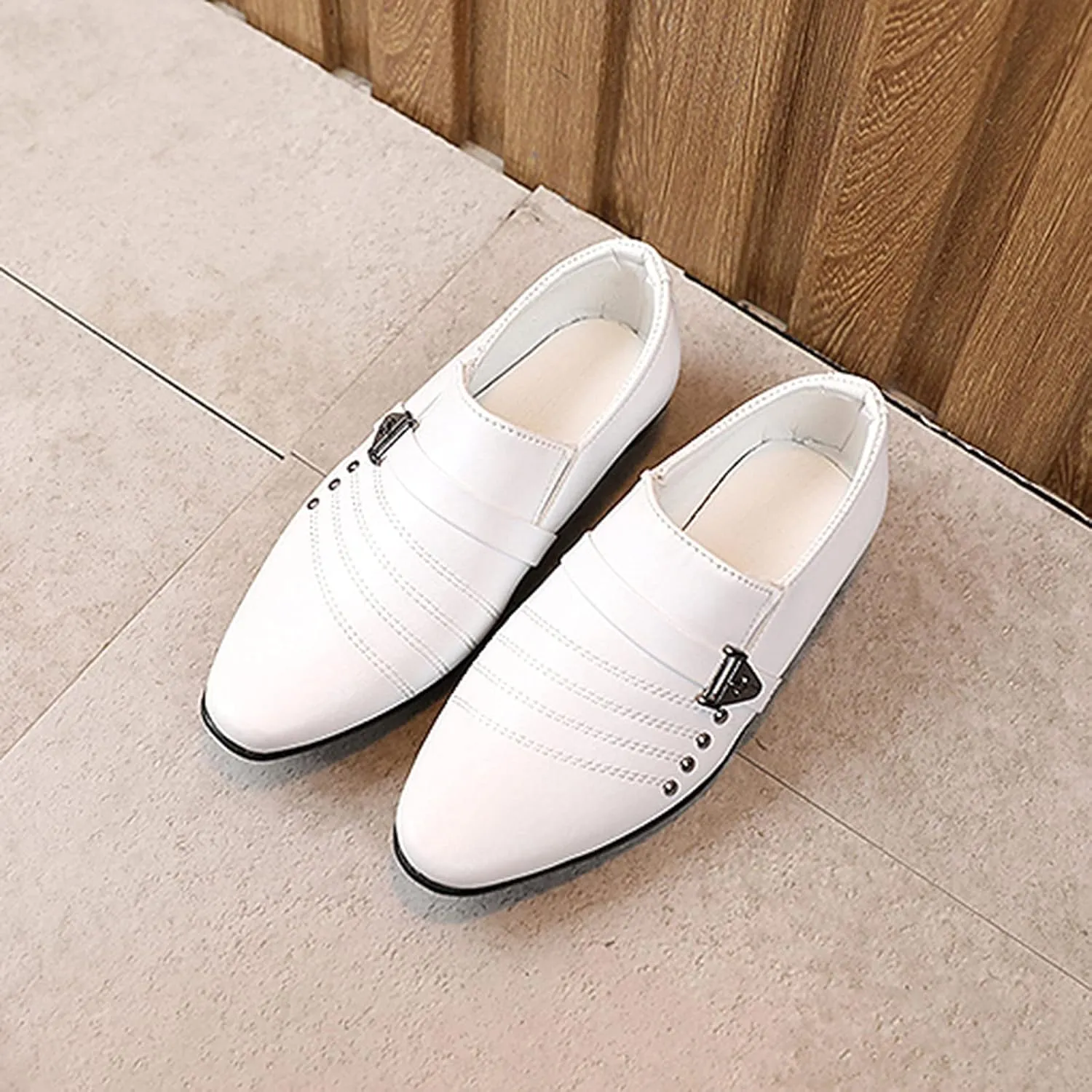 Boys Toddler Leather Baby Student British Casual Perform Shoes Children Style Boy's Shoes Girls Black Dress Shoes
