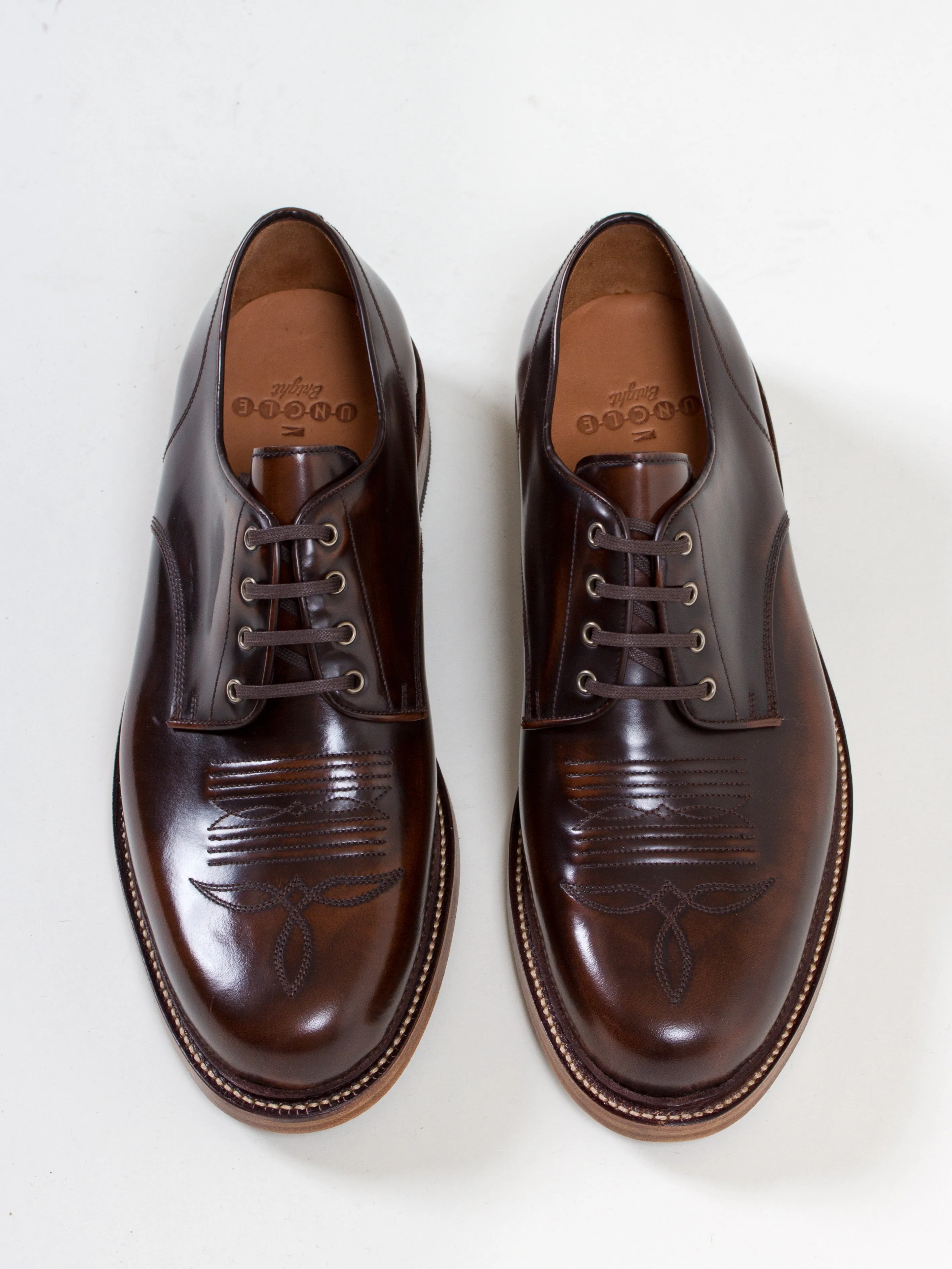 Bright Shoemakers, Western Derby, Cognac Highshine
