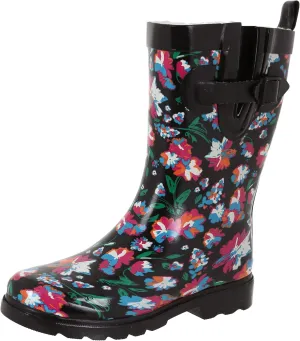 Capelli New York Ladies Mid-Calf Cozy Lined Rain Boots