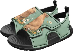 Capybara Sport Sandals for Kids Fashion Cute Summer Water Shoes Quick Dry Open Toe Hiking Walking Sandals for Boys Girls