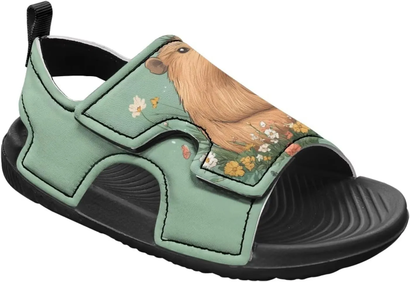 Capybara Sport Sandals for Kids Fashion Cute Summer Water Shoes Quick Dry Open Toe Hiking Walking Sandals for Boys Girls