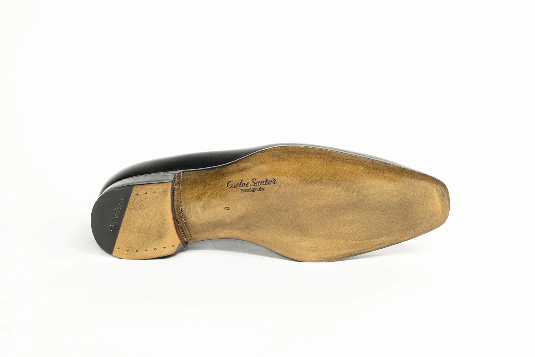 Carlos Santos CS101 Handgrade Derby In Black Calf
