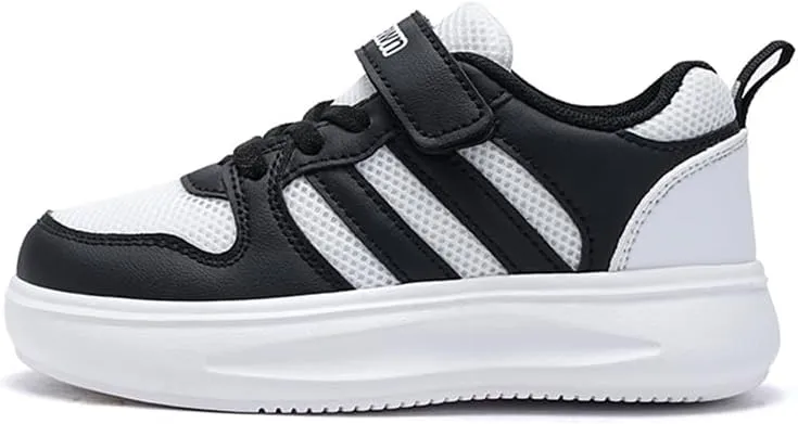 Children's Tennis Shoes, Unisex Breathable Sneakers, Lightweight Running Shoes, White