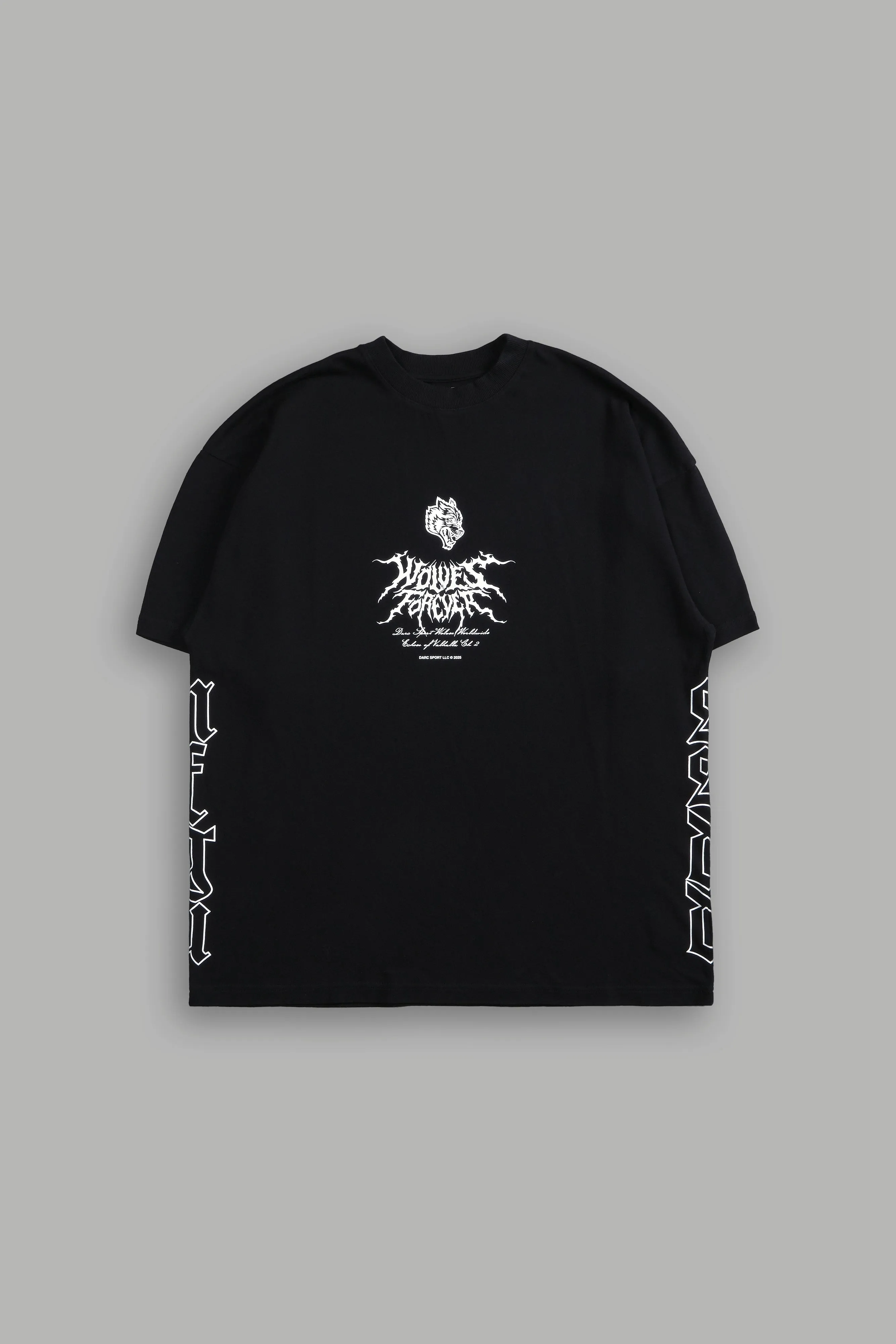 Darc Wings "Side By Side" Oversized Tee in Black