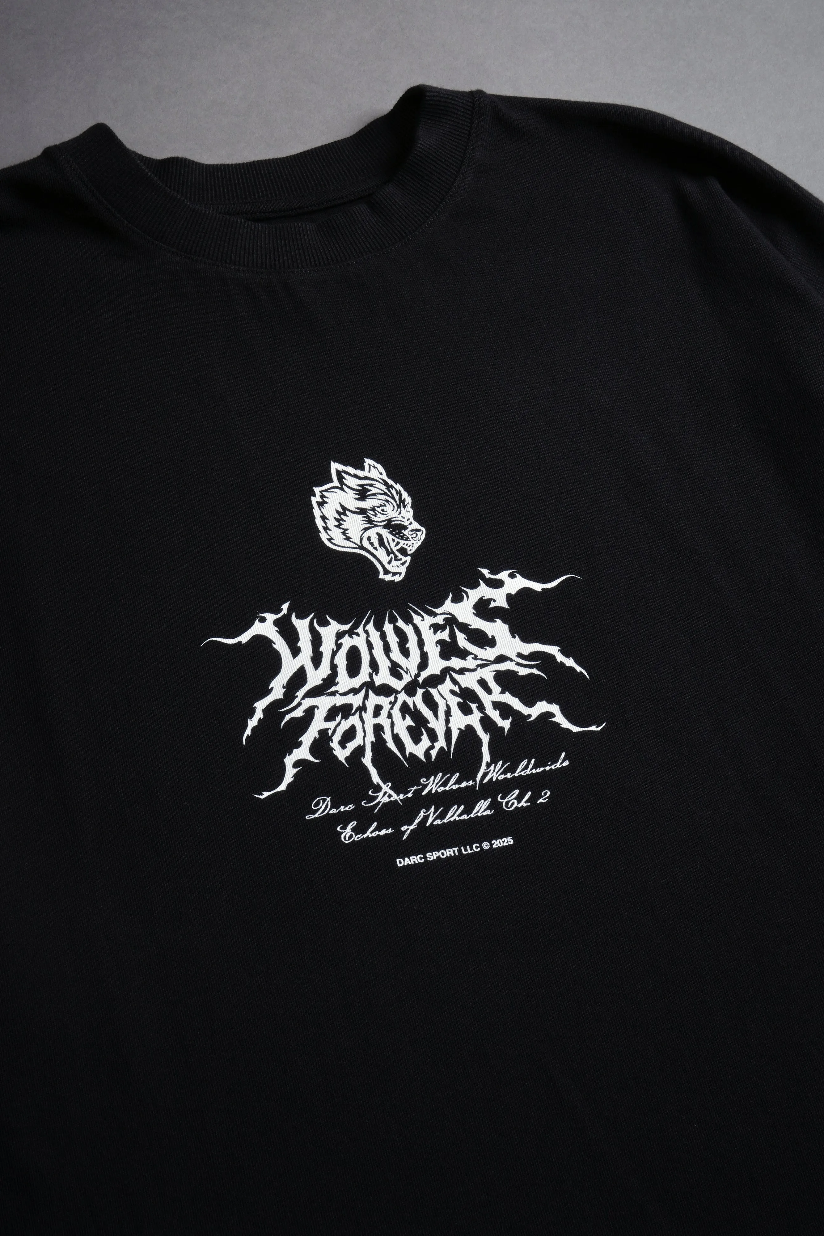 Darc Wings "Side By Side" Oversized Tee in Black