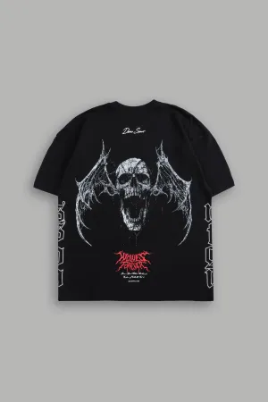 Darc Wings "Side By Side" Oversized Tee in Black