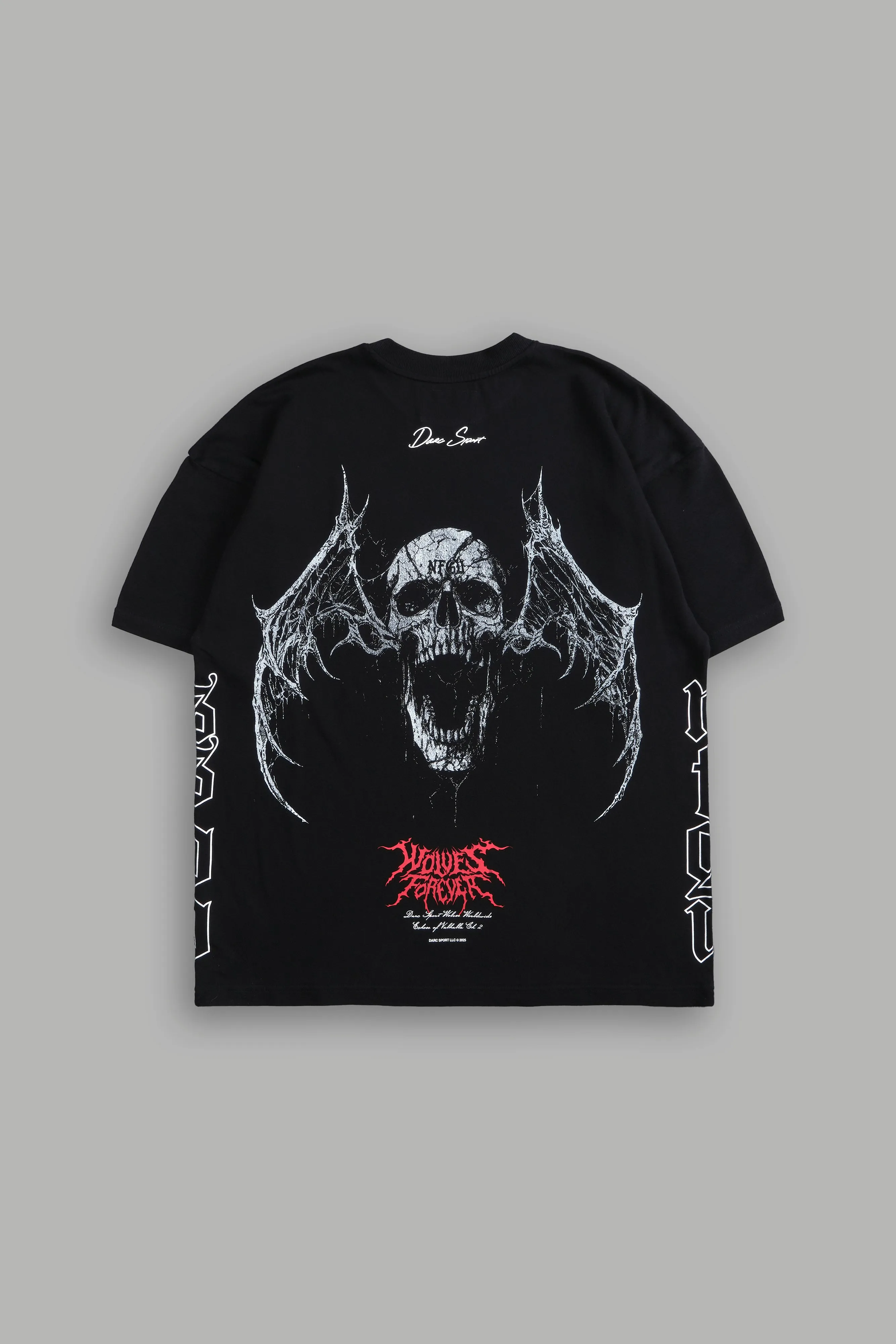 Darc Wings "Side By Side" Oversized Tee in Black