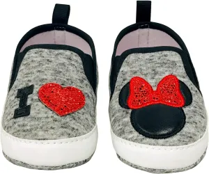 Disney Minnie Mouse Red and Black Infant Shoes - Size Months