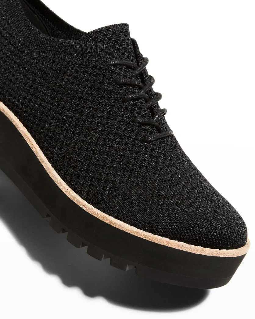 Eddy Knit Platform Oxford