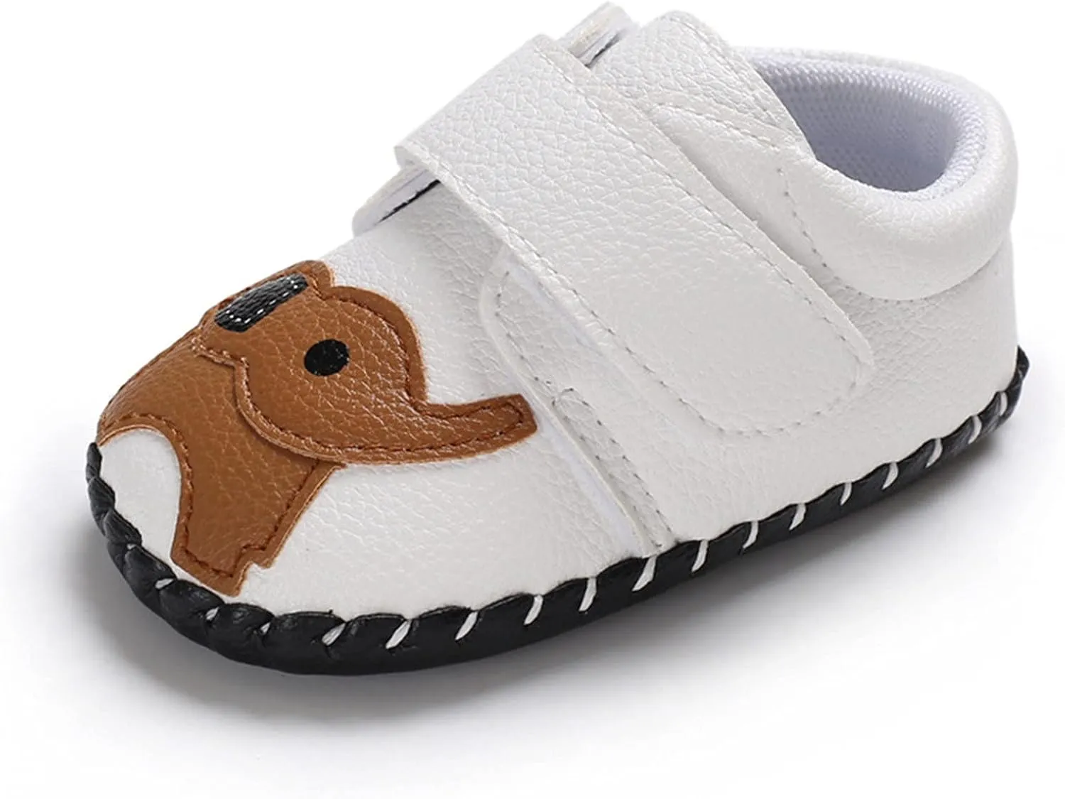 EnJoCho Toddler Baby Cartoon Elephant Rubber Soft Anti-Slip Baby Walking Shoes First Walker Crib Dress Shoes Prewalker