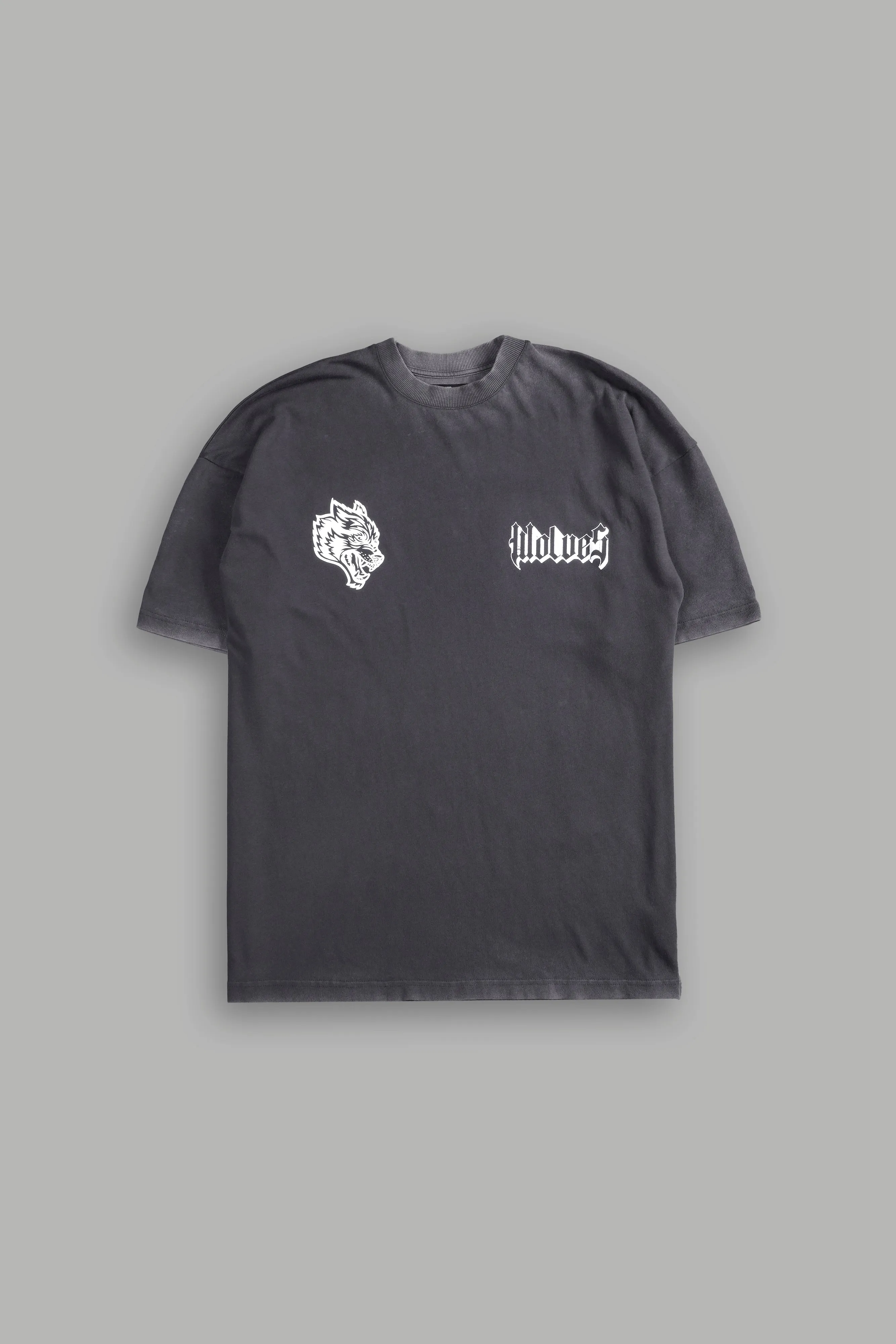 Falling "Premium" Oversized Tee in Wolf Gray