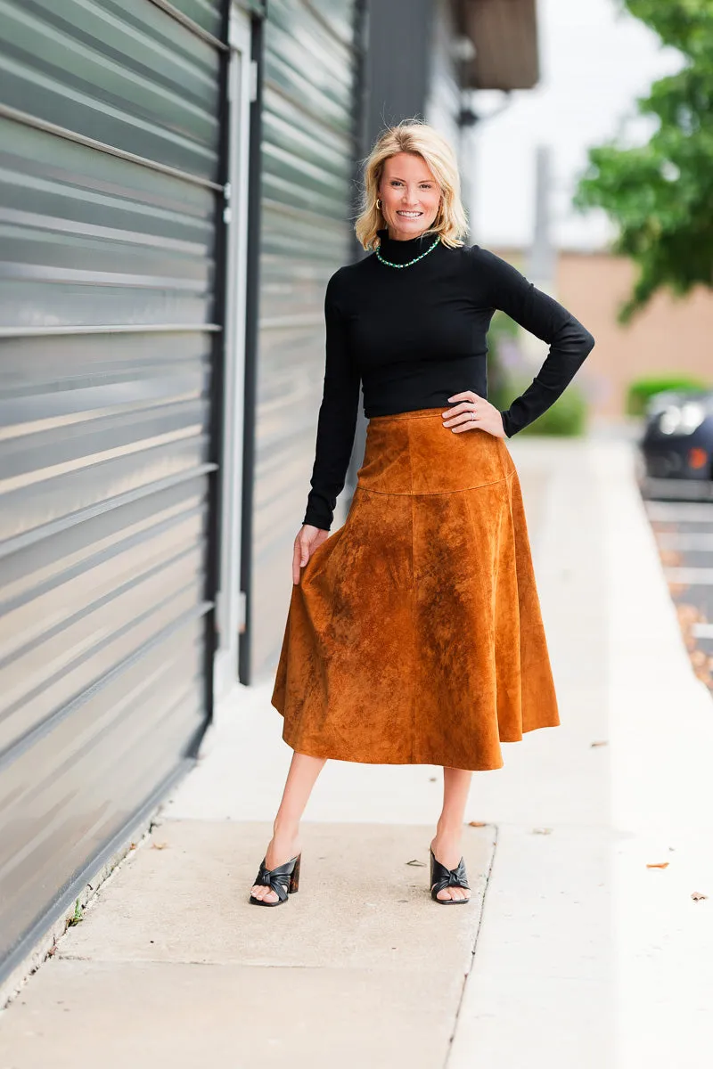 Final Sale Fiona Fitted High Neck Sweater