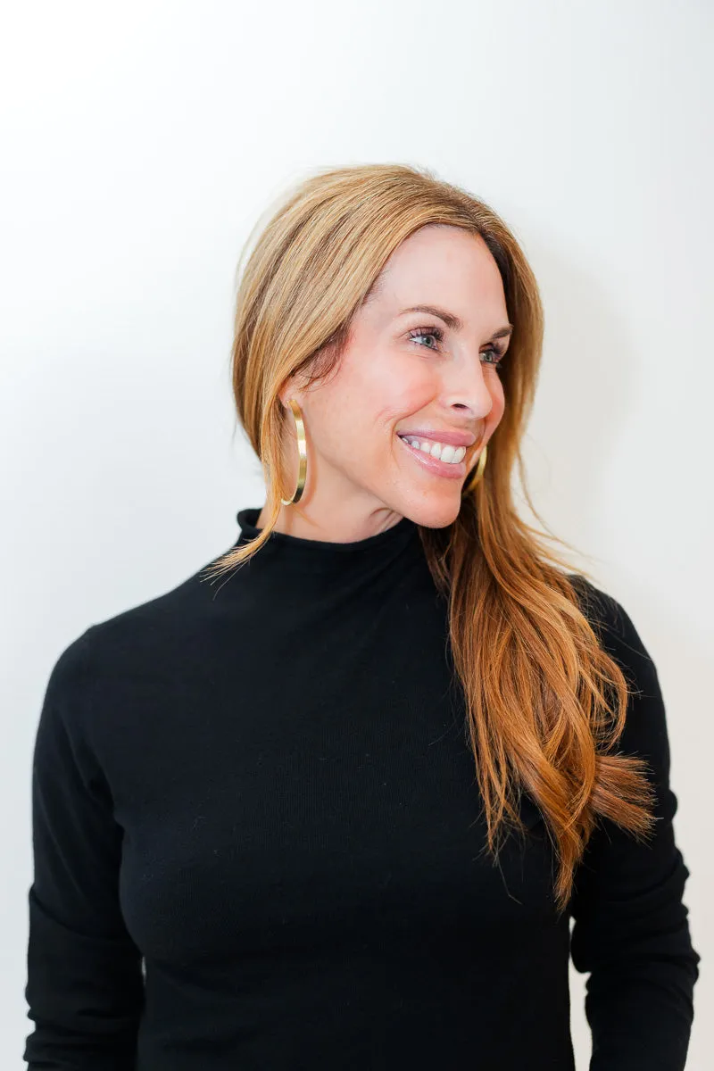 Final Sale Fiona Fitted High Neck Sweater