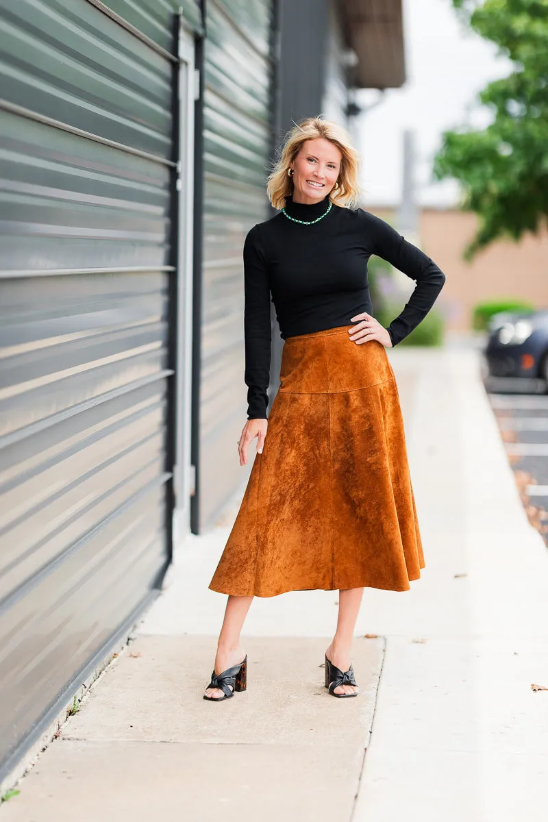 Final Sale Fiona Fitted High Neck Sweater