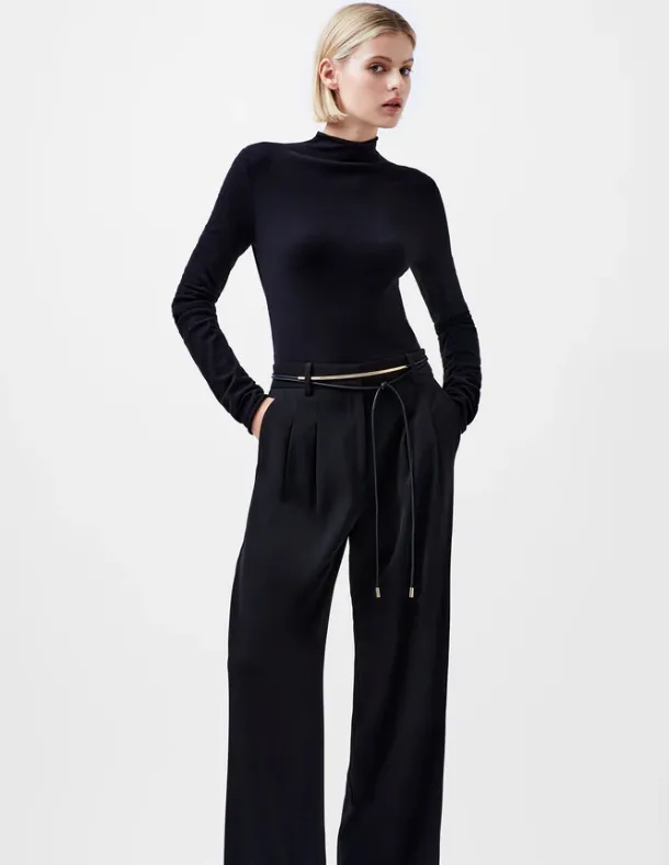Final Sale Fiona Fitted High Neck Sweater