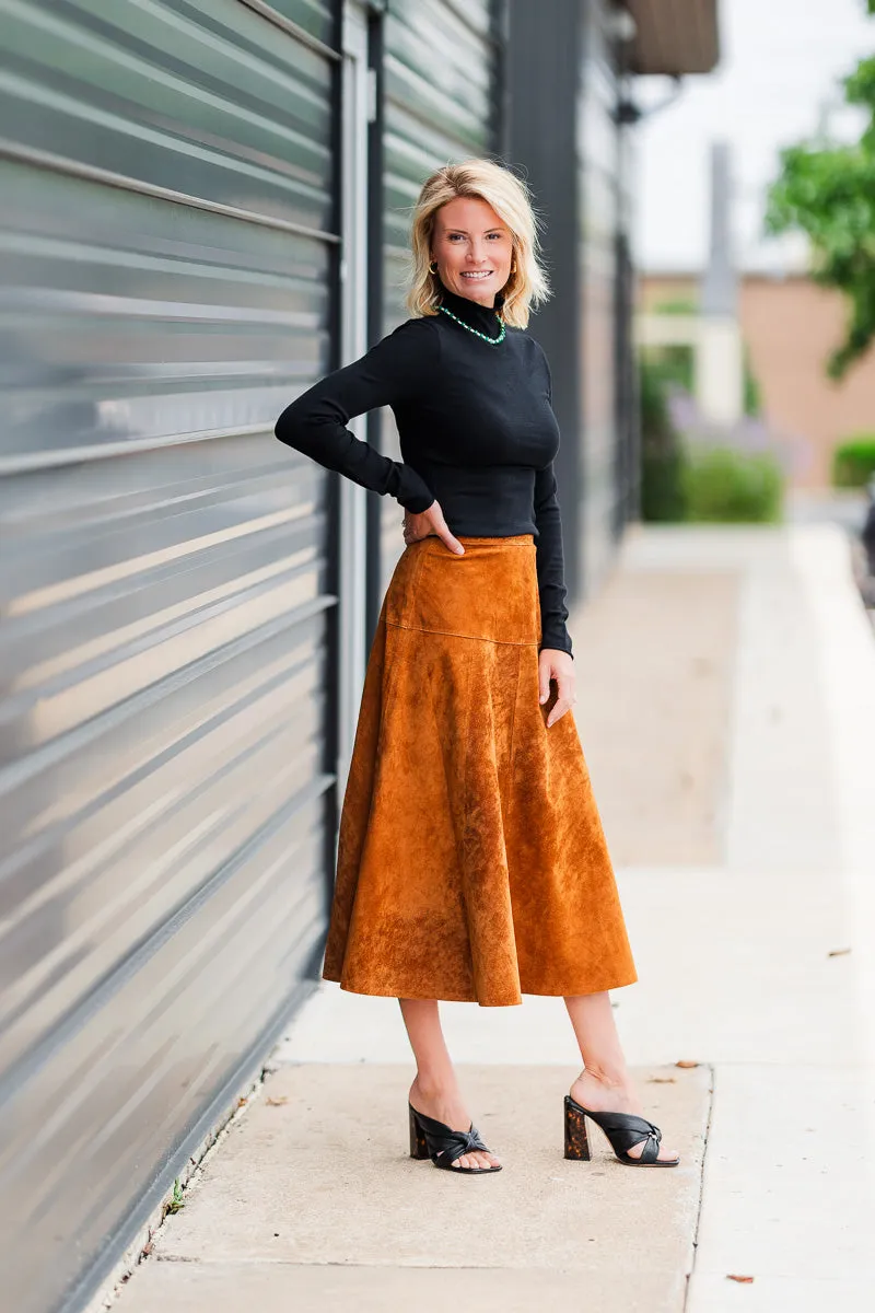 Final Sale Fiona Fitted High Neck Sweater