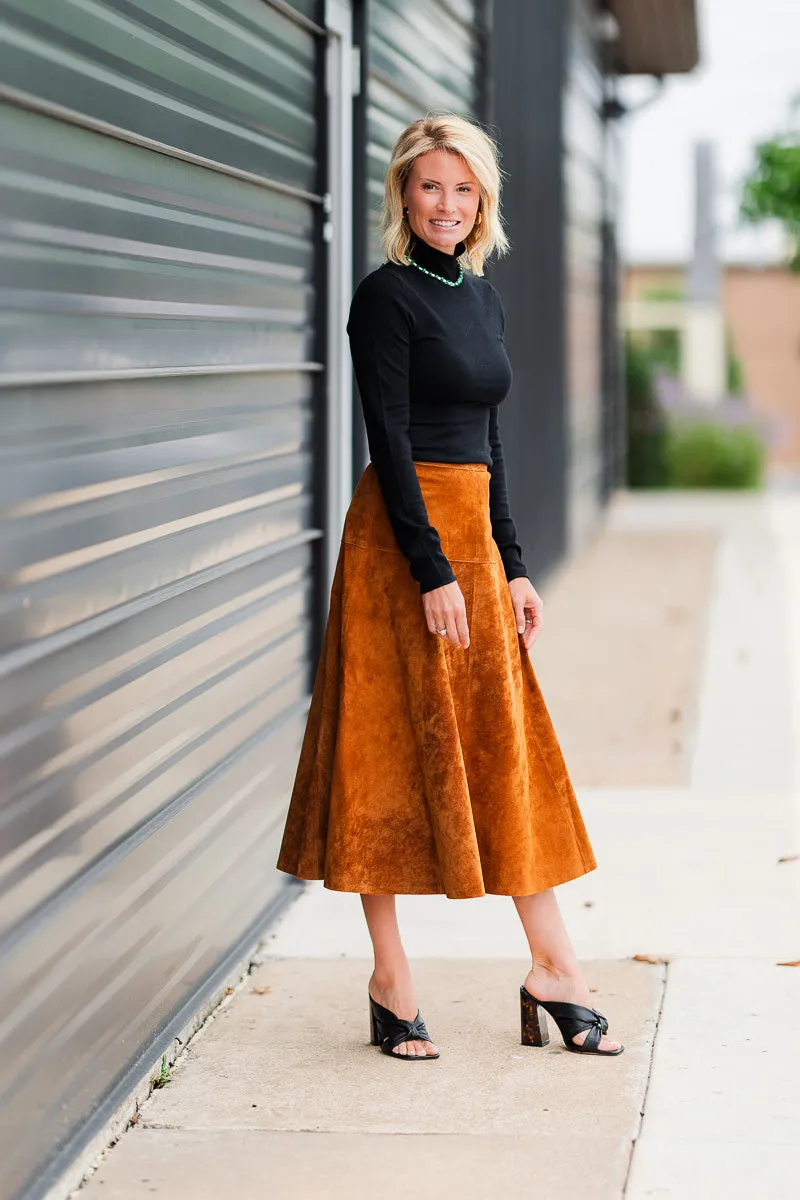 Final Sale Fiona Fitted High Neck Sweater