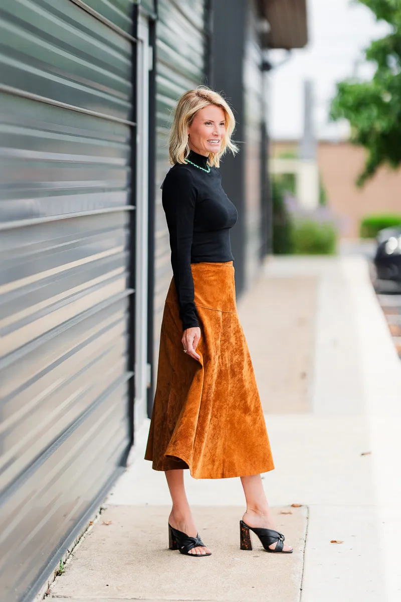 Final Sale Fiona Fitted High Neck Sweater