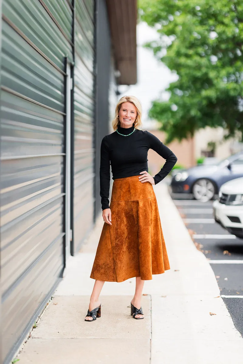 Final Sale Fiona Fitted High Neck Sweater