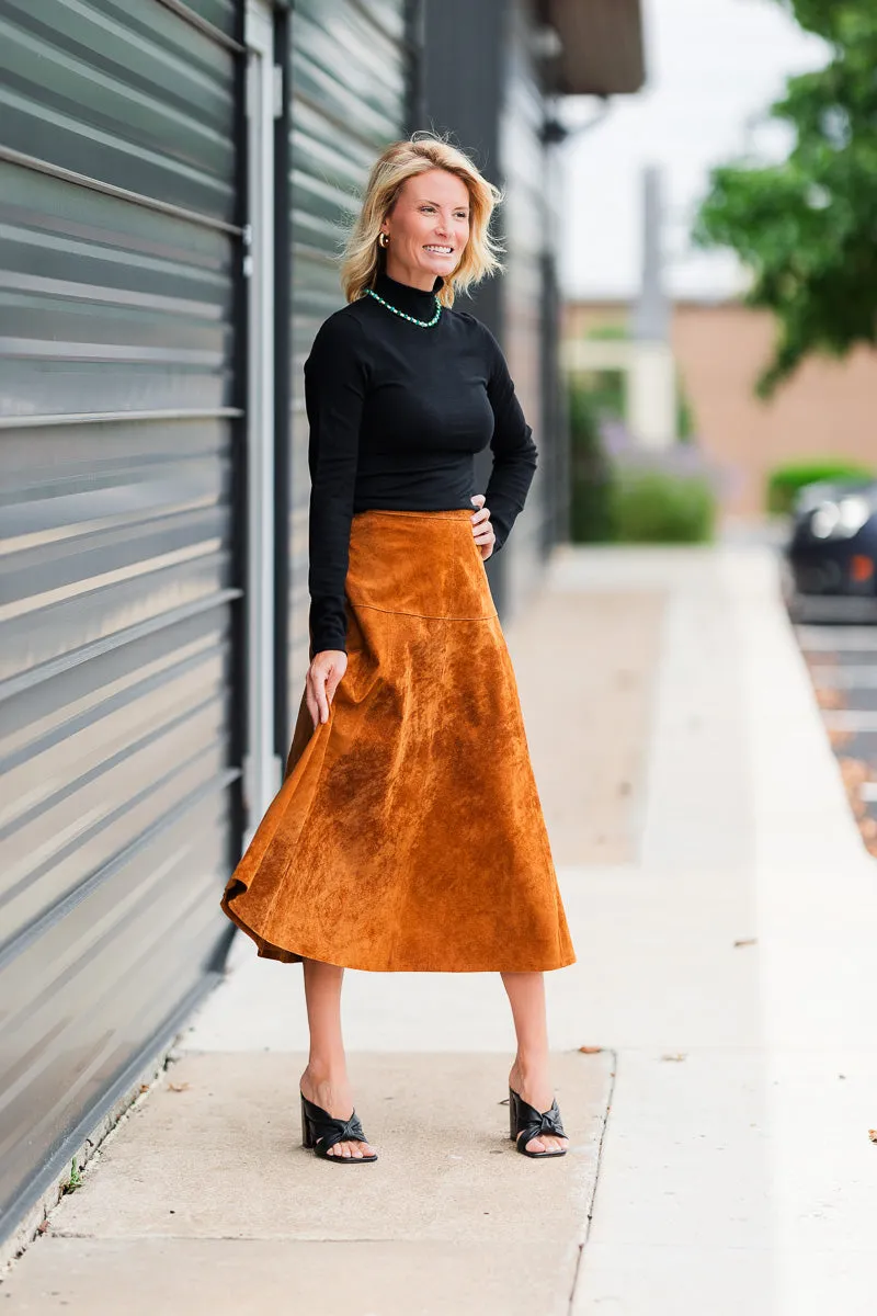 Final Sale Fiona Fitted High Neck Sweater