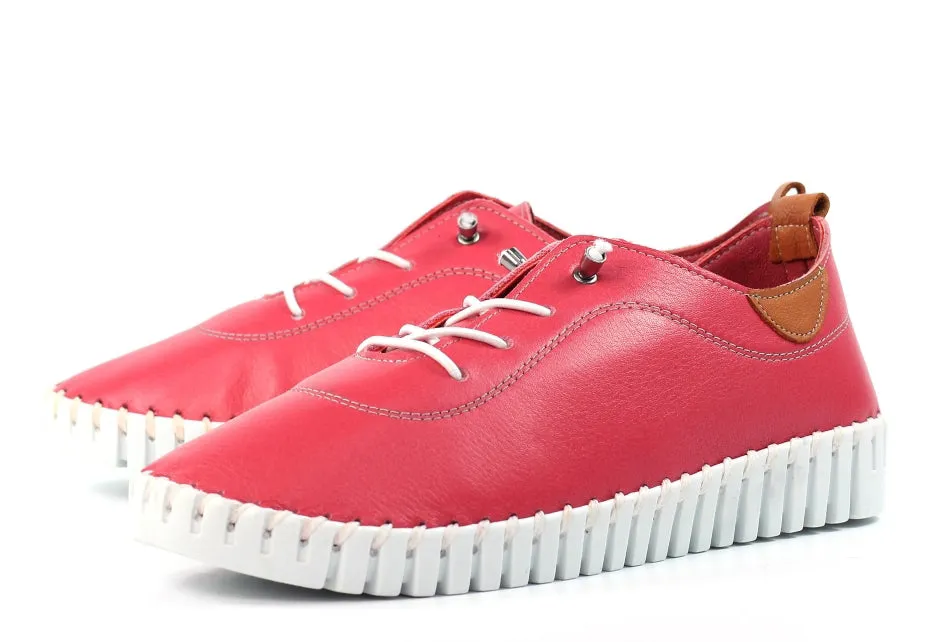Flamborough leather Plimsoll