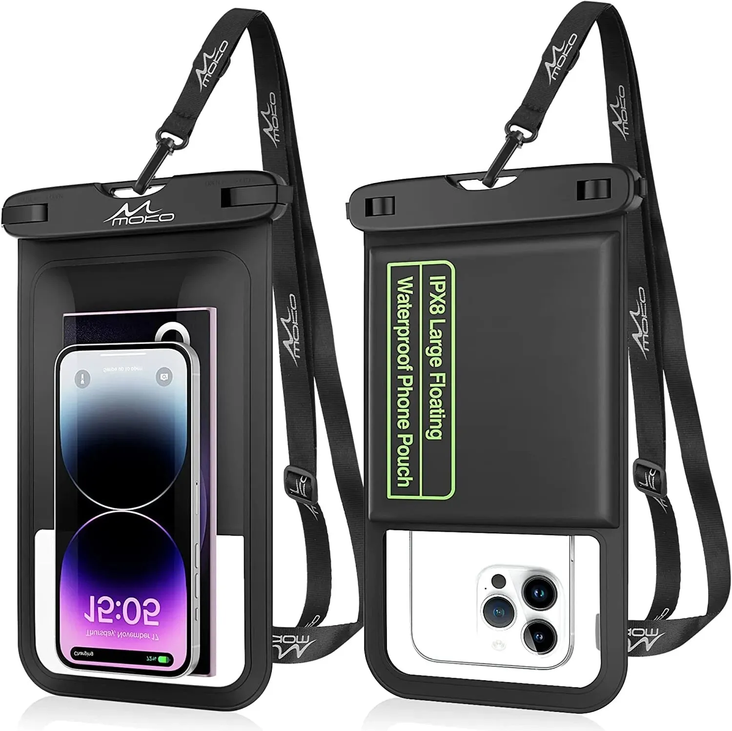 For Iphone 14 13 12 Pro Max Galaxy S23 S22 Ultra 9.5" Large Clear Phone Waterproof Dry Bag/pouch