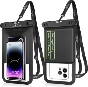 For Iphone 14 13 12 Pro Max Galaxy S23 S22 Ultra 9.5" Large Clear Phone Waterproof Dry Bag/pouch