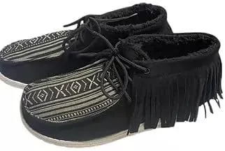 Gypsy Jazz The Sunrise Fringe Sneaker {Black Aztec}