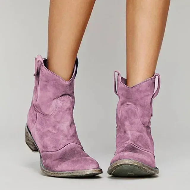 Harley™ Vintage Cowboy Ankle Boots