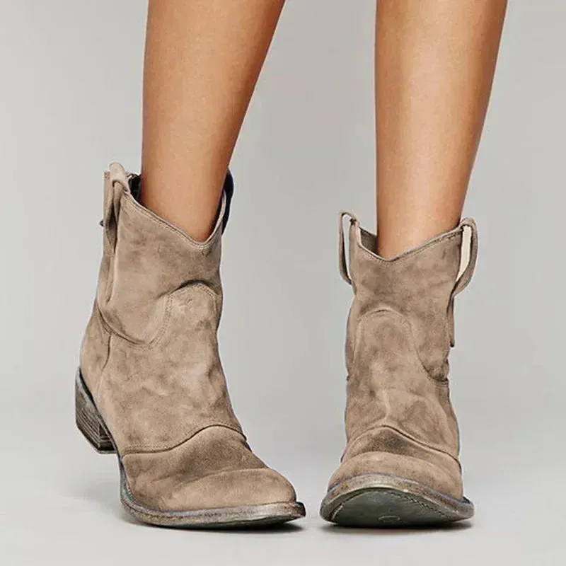Harley™ Vintage Cowboy Ankle Boots