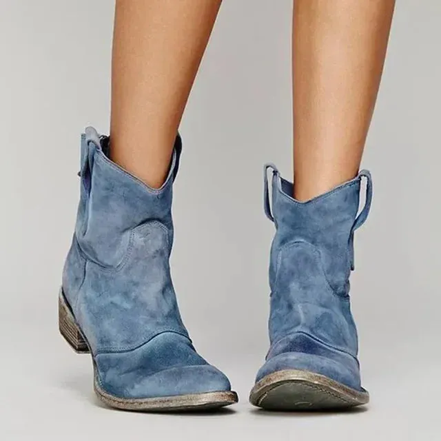 Harley™ Vintage Cowboy Ankle Boots